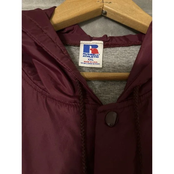 TXST Football Player Button Up Jacket Windbreaker Texas State Bobcats 46 2XL XXL - Picture 3 of 8